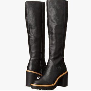Dolce Vita 10 Corry H2O Waterproof Leather Boots Onyx